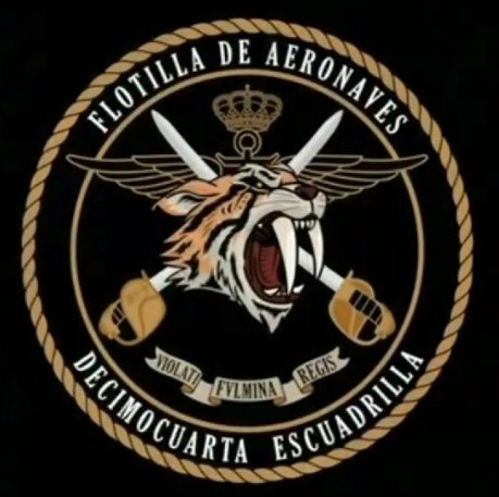 La insignia de la Decimocuarta Escuadrilla.